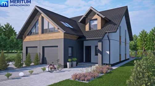 Nowoczesny bliźniak 138 m2 z garażem i ogrodem dom Grodzisk Mazowiecki