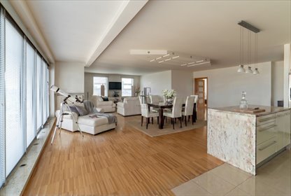 Apartament 140 m² w Babka Tower z panoramicznym widokiem mieszkanie Warszawa, Śródmieście, Aleja Jana Pawła II