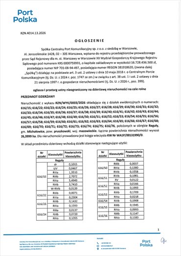 działka na wynajem 263999m2 działka Reguły