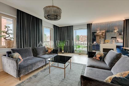 Apartament 86 m² nad Motławą - widok na Koło Widokowe mieszkanie Gdańsk, Śródmieście, Angielska Grobla