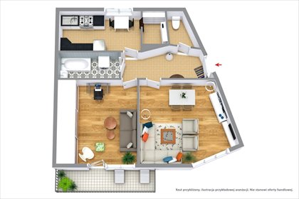 mieszkanie na sprzedaż 59m2 mieszkanie Zabrze, Powstańców Śląskich