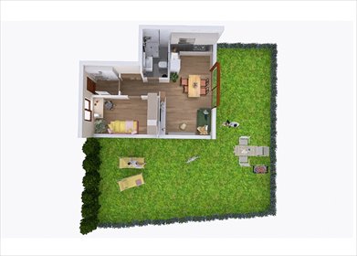 Mieszkanie na sprzedaż 45m2 mieszkanie Pruszków, Bąki, Paderewskiego