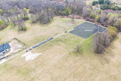 działka na sprzedaż 2842m2 działka Budy Zosine, Batalionu "Zośka"