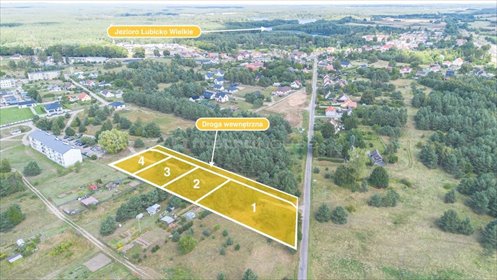 Zapraszam do zakupu działek 1000 m² w Łubowie, blisko natury działka Łubowo, Brzozowa