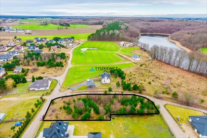 Działka nad jeziorem Lubańskim, 2224 m², ogrodzona działka Nowa Karczma, Jeziorna
