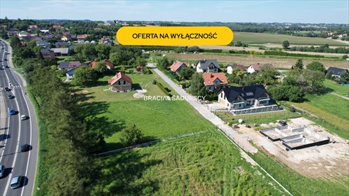 Widokowa działka 19a pod Krakowem - idealna pod dom. działka Szyce, Widokowa