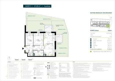 mieszkanie na sprzedaż 57m2 mieszkanie Warszawa, Praga-Południe, Grochów, Drwęcka