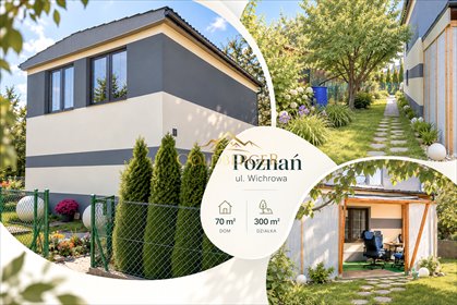 Domek murowany 70 m² na działce ROD w Poznaniu - gotowy do użytku działka Poznań