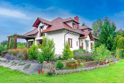 Nowoczesny dom 270 m² z tarasem i garażem - cisza i natura dom Wola Branicka
