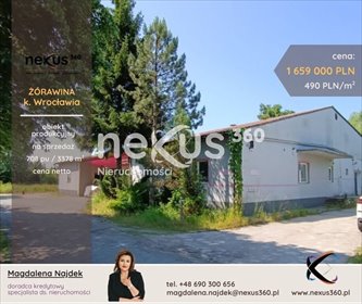 magazyn na sprzedaż 3378m2 magazyn Żórawina