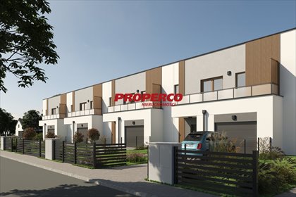 Nowoczesny dom szeregowy 143m2 z garażem i ogrzewaniem podłogowym dom Bilcza