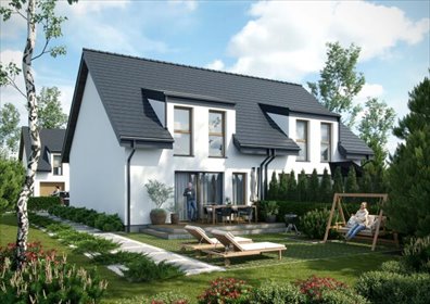 Nowoczesny dom 115 m2 z garażem, ogrzewaniem podłogowym dom Opole, Wrzoski