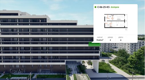 Polecam funkcjonalne mieszkanie 75 m² z dwoma salonami i loggią mieszkanie Wrocław, Fabryczna, Żerniki