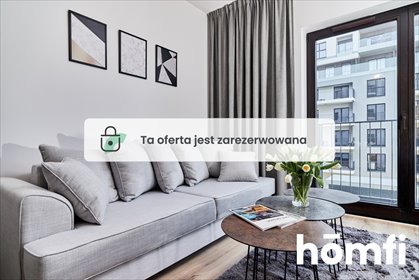 Nowoczesne studio z balkonem i widokiem na rzekę. mieszkanie Wrocław, Krzyki, Walońska
