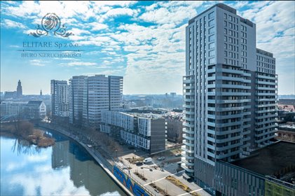 Wrocław - 130m2 apartament z panoramicznymi oknami i widokiem mieszkanie Wrocław, Stare Miasto, Szczepin