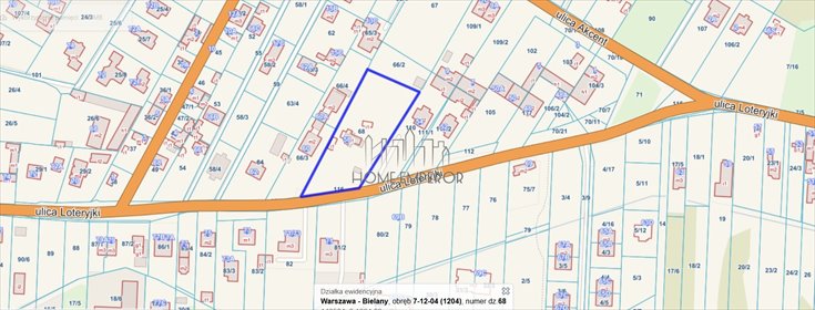 działka na sprzedaż 3197m2 działka Warszawa, Bielany, Wólka Węglowa, Loteryjki