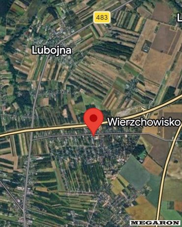 Atrakcyjna działka 1678 m² w Wierzchowisku. działka Wierzchowisko