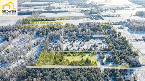 działka na sprzedaż 2000m2 działka Kolonia Góra Puławska