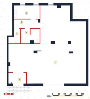 Lokal usługowy 198 m2 z miejscami postojowymi i adaptacją lokal użytkowy Rzeszów, Teofila Aleksandra Lenartowicza