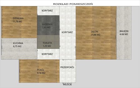 mieszkanie na sprzedaż 64m2 mieszkanie Wrocław, Muchobór Mały, Muchobór Mały, Strzegomska