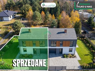 Nowoczesny bliźniak 110 m² z garażem i ogrodem dom Częstochowa, Wyczerpy Górne