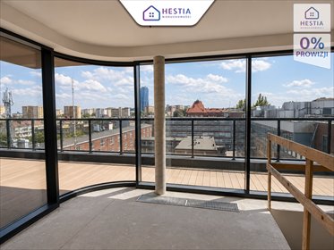 Dwupoziomowy penthouse z tarasem i panoramicznym widokiem mieszkanie Szczecin, Śródmieście