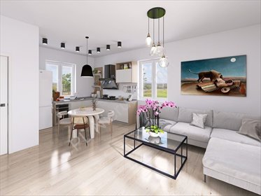 Segment środkowy 107 m² z ogrodem w Grodzisku dom Grodzisk Mazowiecki