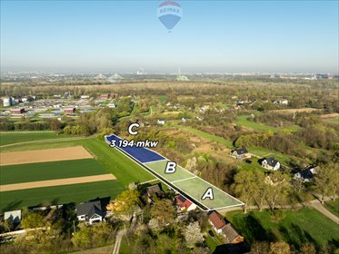 działka na sprzedaż 3194m2 działka Kraków, Nowa Huta, Suchy Jar