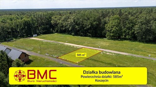 Na sprzedaż działka 585 m² w lesie w Koszęcinie działka Koszęcin, Piaskowa