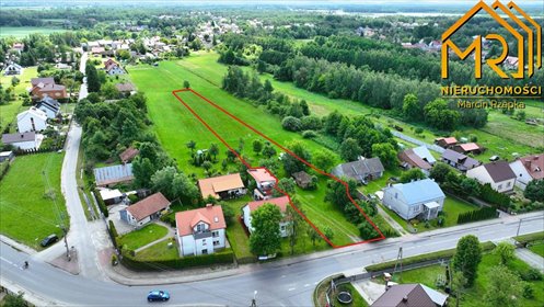 Działka pod zabudowę w Radłowie, 3400 m², media, zjazd działka Radłów