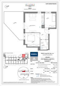 rzut mieszkanie na sprzedaż 51m2 mieszkanie Warszawa, Bemowo, Szeligowska