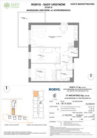 rzut mieszkanie na sprzedaż 61m2 mieszkanie Warszawa, Koprowskiego