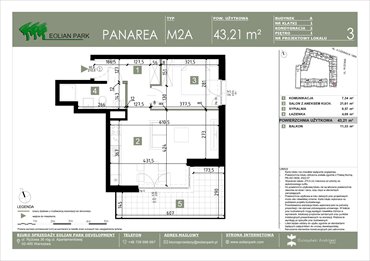 rzut mieszkanie na sprzedaż 43m2 mieszkanie Warszawa, Ursus, Ryżowa