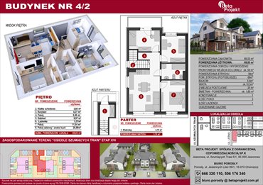 rzut mieszkanie na sprzedaż 69m2 mieszkanie Porosły, ul. Jesiennych Liści 99/1