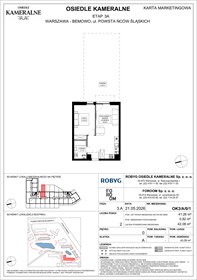 rzut mieszkanie na sprzedaż 41m2 mieszkanie Warszawa, Powstańców Śląskich