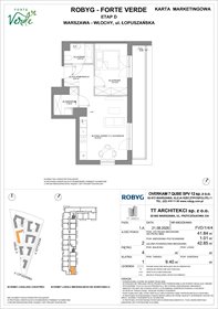 rzut mieszkanie na sprzedaż 42m2 mieszkanie Warszawa, Włochy, Łopuszańska 28