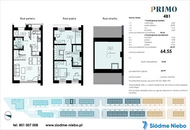 rzut dom na sprzedaż 65m2 dom Pruszcz Gdański, Rokitnica, Droga Słowackiego