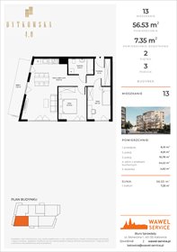 rzut mieszkanie na sprzedaż 57m2 mieszkanie Katowice, Bytkowska