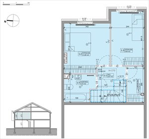 rzut dom na sprzedaż 71m2 dom Warszawa, Białołęka, Inna 4