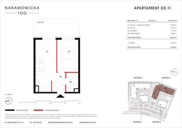 rzut mieszkanie na sprzedaż 39m2 mieszkanie Poznań, Winogrady, Naramowicka 100