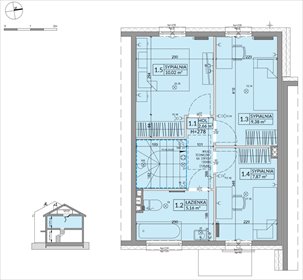 rzut dom na sprzedaż 78m2 dom Sulejówek, Szklarniowa