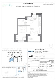 rzut mieszkanie na sprzedaż 30m2 mieszkanie Wrocław, Krzyki, Krakowska 112
