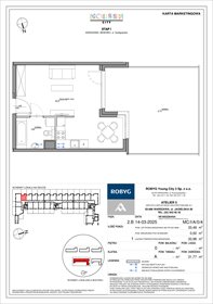 rzut mieszkanie na sprzedaż 33m2 mieszkanie Warszawa, Bemowo, Szeligowska