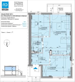 rzut mieszkanie na sprzedaż 55m2 mieszkanie Janczewice, Jedności