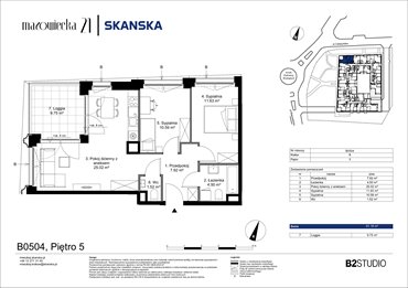 rzut mieszkanie na sprzedaż 61m2 mieszkanie Kraków, Krowodrza, ul. Mazowiecka 21