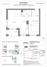 rzut mieszkanie na sprzedaż 49m2 mieszkanie Wrocław, Krzyki, Krakowska 112