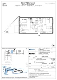 rzut mieszkanie na sprzedaż 67m2 mieszkanie Wrocław, Fabryczna, Białowieska 91a