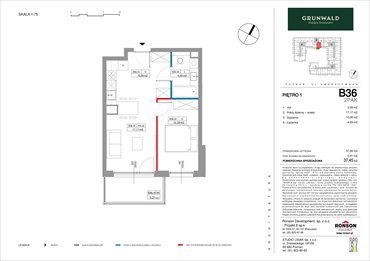 rzut mieszkanie na sprzedaż 81m2 mieszkanie Poznań, Grunwald, Kamiennogórska 7