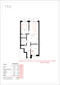 rzut mieszkanie na sprzedaż 63m2 mieszkanie Będzin, Małobądz, 27 stycznia 22F-22L
