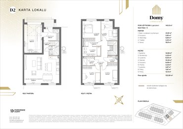 rzut mieszkanie na sprzedaż 140m2 mieszkanie Gdynia, Wielki Kack, Źródło Marii